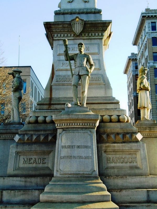 Civil War Memorial North Face. Click for full size. Civil War Memorial North Face image. Click for full size.