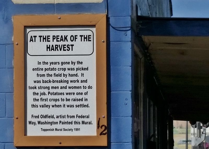 At the Peak of Harvest Marker. Click for full size. At the Peak of Harvest Marker image. Click for full size.