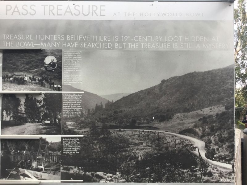 Cahuenga Pass Treasure Marker. Click for full size. Cahuenga Pass Treasure Marker image. Click for full size.