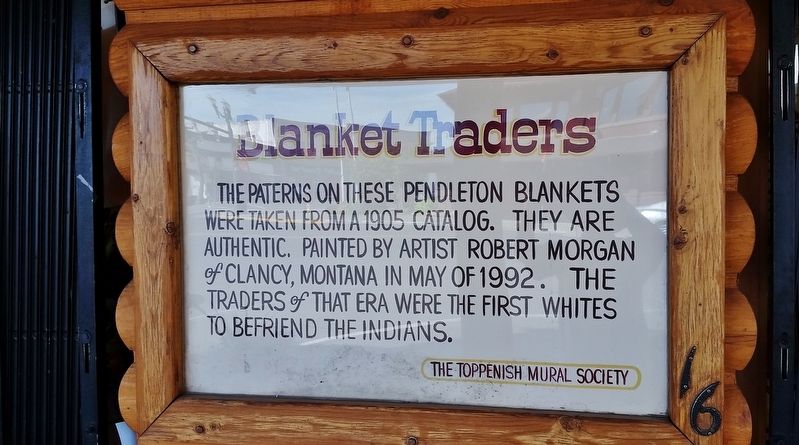 The Blanket Traders Marker. Click for full size. The Blanket Traders Marker image. Click for full size.