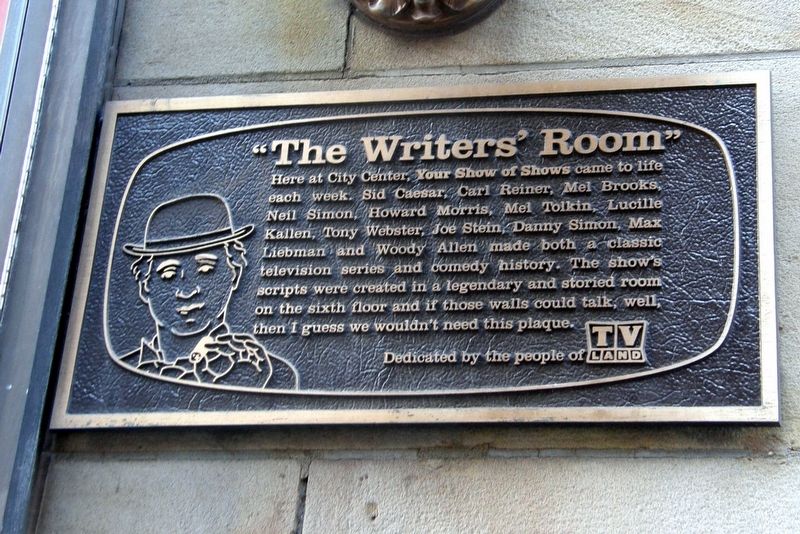 "The Writers' Room" Marker. Click for full size. "The Writers' Room" Marker image. Click for full size.