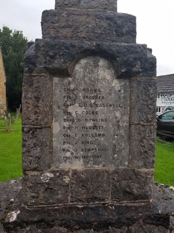 Rusper War Memorial. Click for full size. Rusper War Memorial image. Click for full size.