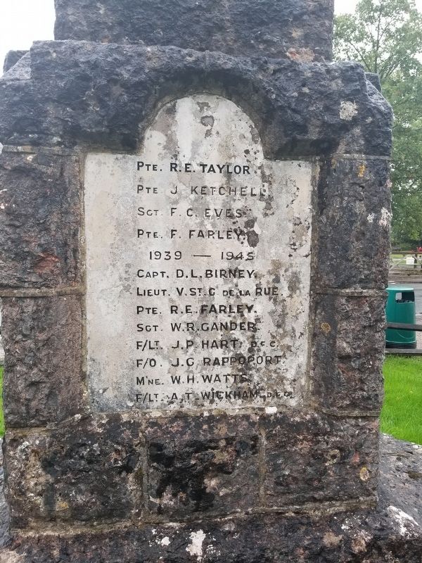 Rusper War Memorial. Click for full size. Rusper War Memorial image. Click for full size.