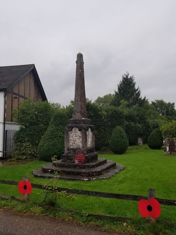 Rusper War Memorial. Click for full size. Rusper War Memorial image. Click for full size.