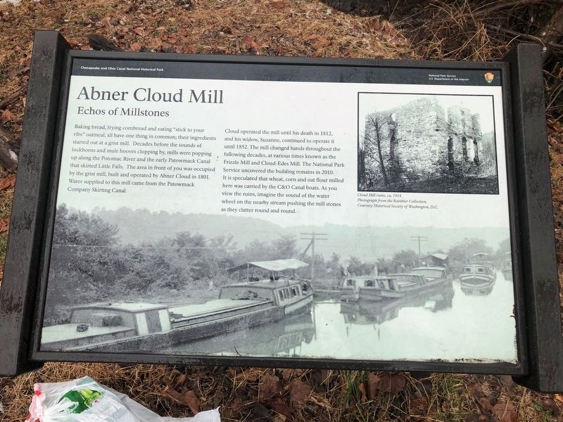 Abner Cloud Mill Marker image. Click for full size.