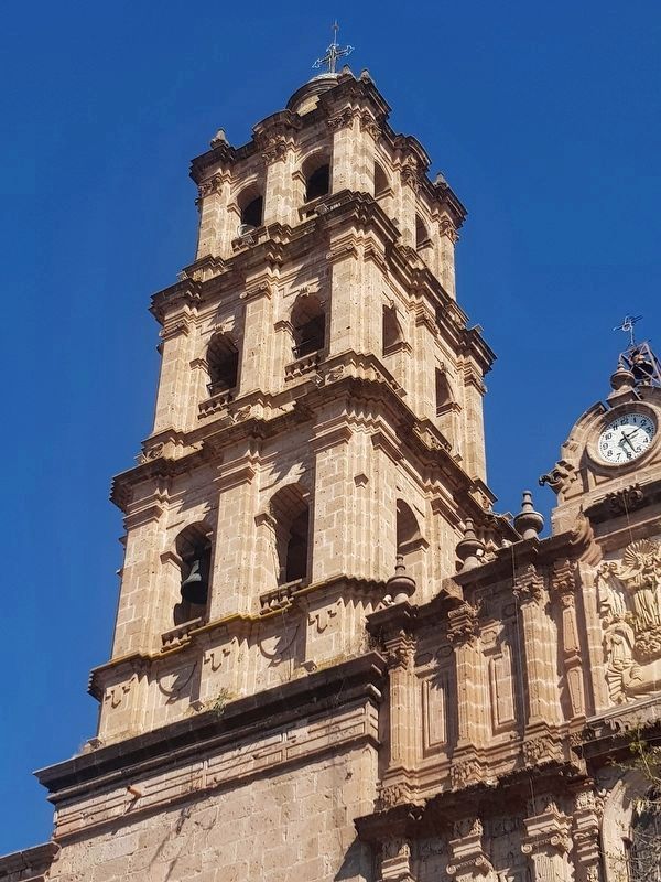 Detail of the tower of the San Jos Church image. Click for full size.