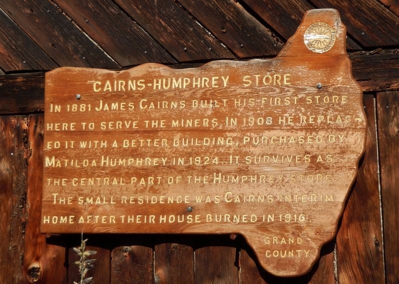 Cairns-Humphrey Store Marker image. Click for full size.