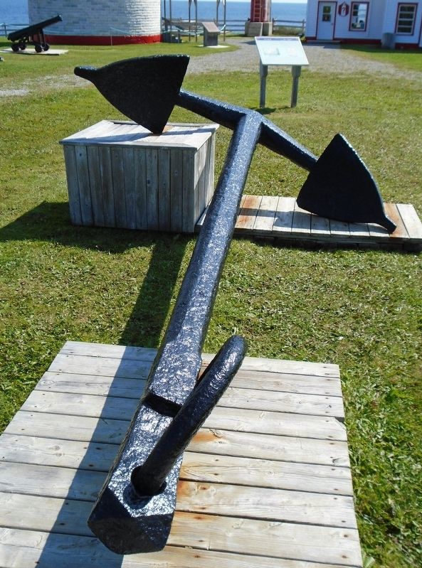Anchor near <i>Passer le cap / Keeping on course</i> Marker. Click for full size. Anchor near <i>Passer le cap / Keeping on course</i> Marker image. Click for full size.