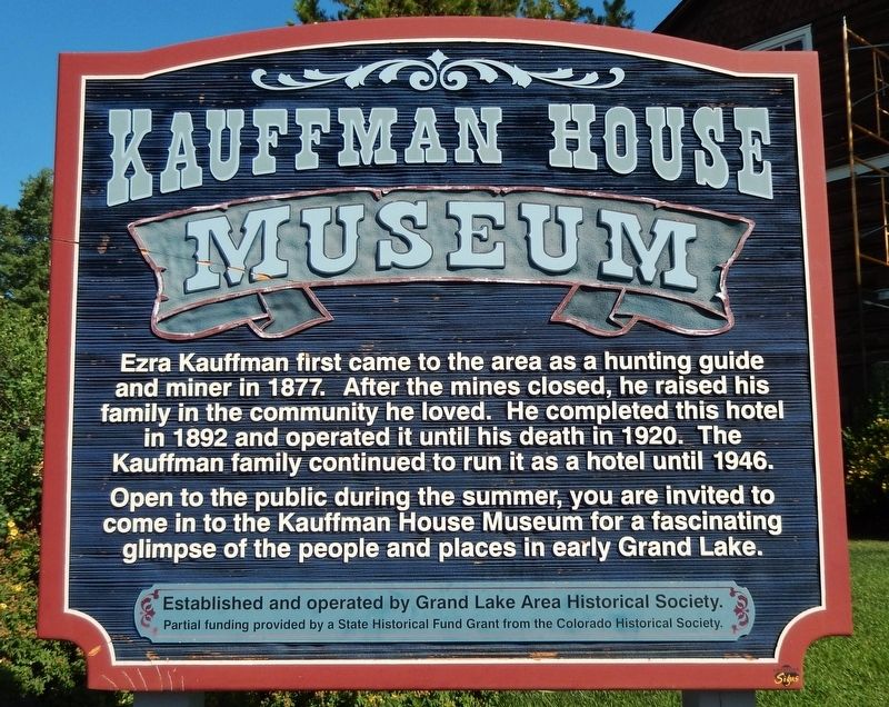 Kauffman House Museum Marker. Click for full size. Kauffman House Museum Marker image. Click for full size.