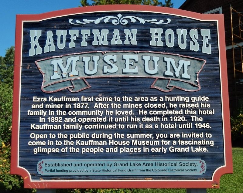 Kauffman House Museum Marker image. Click for full size.