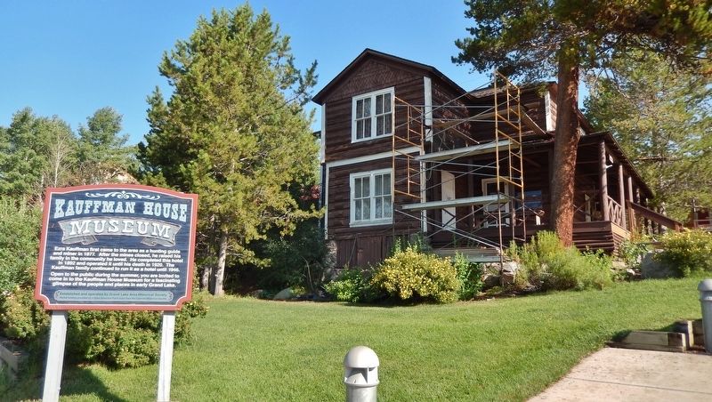 Kauffman House Museum Marker (<i>wide view; Kauffman House Museum in background</i>). Click for full size. Kauffman House Museum Marker (<i>wide view; Kauffman House Museum in background</i>) image. Click for full size.