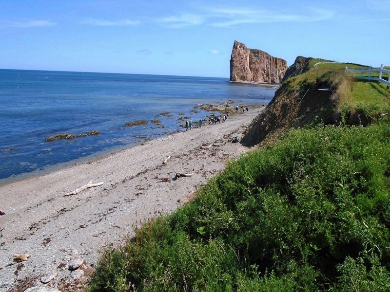 Rocher Percé Rock view from Artistes Marker. Click for full size. Rocher Percé Rock view from Artistes Marker image. Click for full size.
