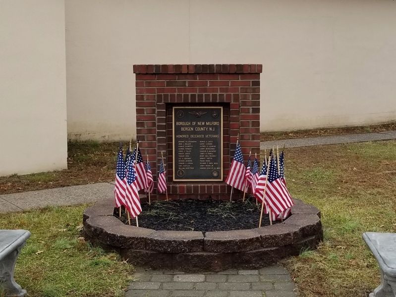 New Milford Veterans Memorial. Click for full size. New Milford Veterans Memorial image. Click for full size.
