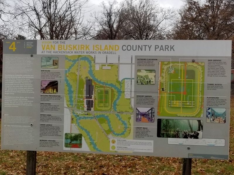 Vision for the Van Buskirk Island County Park Marker image. Click for full size.