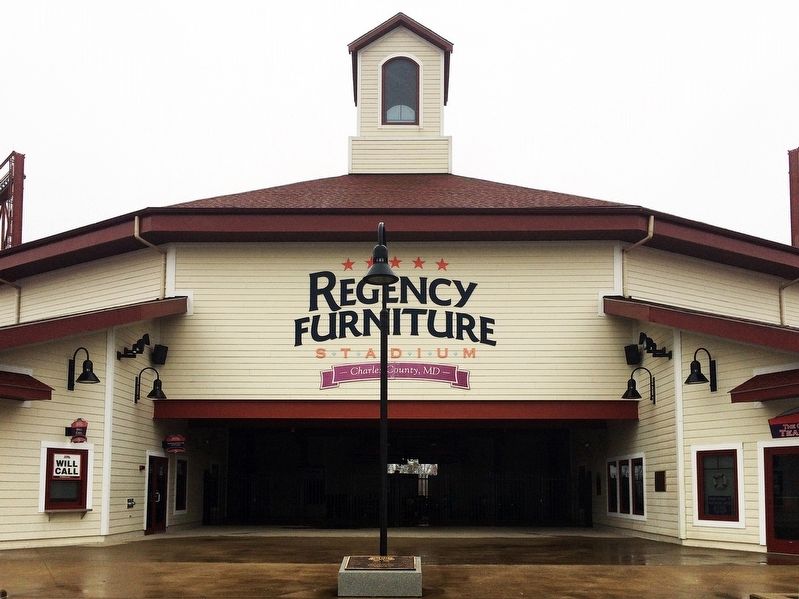 Main entrance to the Regency Furniture Stadium. image. Click for full size.