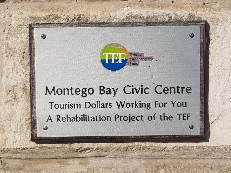 Montego Bay Civic Centre Marker. Click for full size. Montego Bay Civic Centre Marker image. Click for full size.