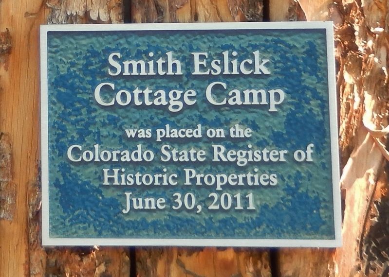 Colorado State Register of Historic Properties Plaque (<i>mounted on south end of building</i>) image. Click for full size.