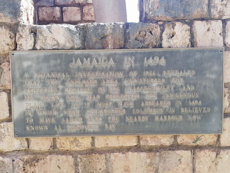 Jamaica in 1494 Marker. Click for full size. Jamaica in 1494 Marker image. Click for full size.