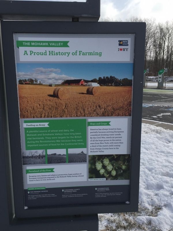 The Mohawk Valley Marker. Click for full size. The Mohawk Valley Marker image. Click for full size.