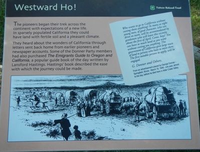 Westward Ho! Marker image. Click for full size.