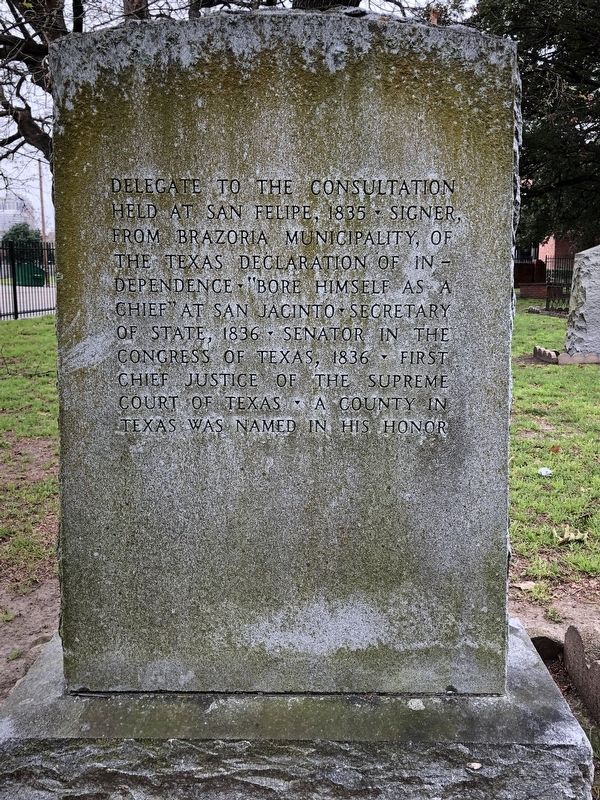 James Collinsworth Marker Rear image. Click for full size.