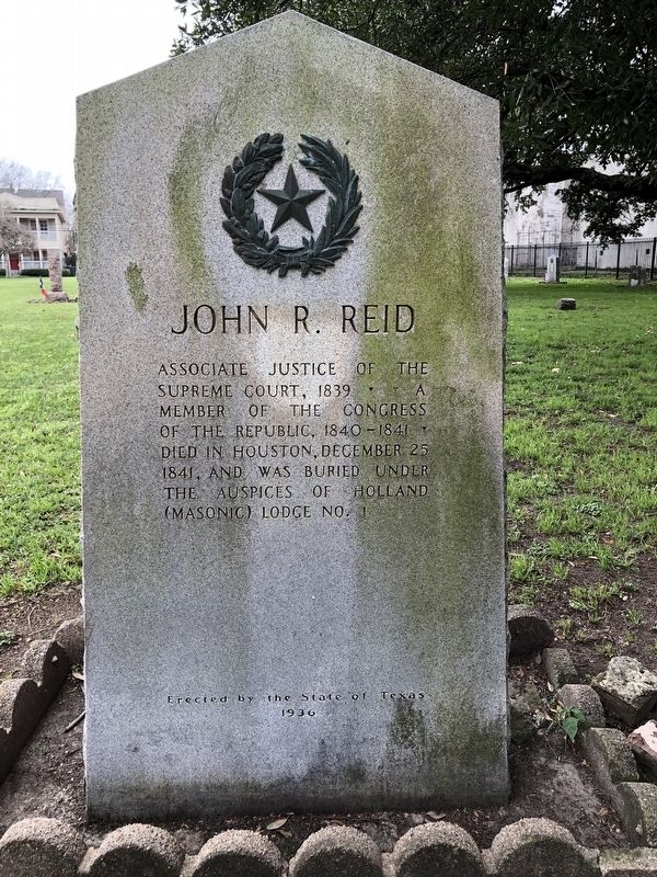 John R. Reid Marker image. Click for full size.