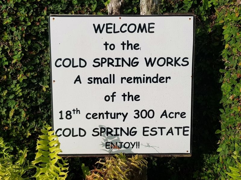 An additional Cold Spring Estate Marker image. Click for full size.