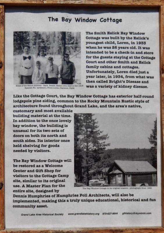 The Bay Window Cottage Marker. Click for full size. The Bay Window Cottage Marker image. Click for full size.