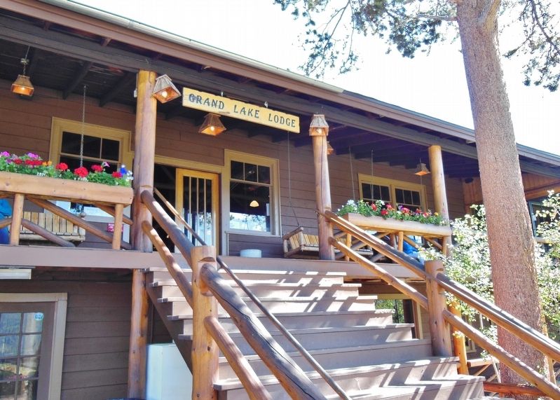 Grand Lake Lodge Main Entrance image. Click for more information.