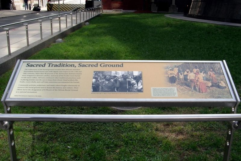 Sacred Tradition, Sacred Ground Marker. Click for full size. Sacred Tradition, Sacred Ground Marker image. Click for full size.