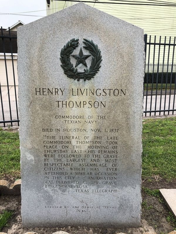 Henry Livingston Thompson Marker image. Click for full size.