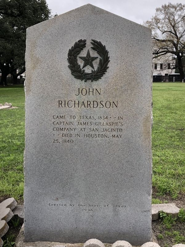 John Richardson Marker. Click for full size. John Richardson Marker image. Click for full size.