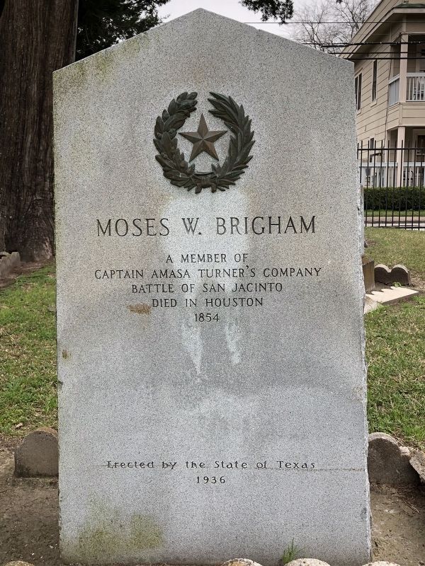 Moses W. Brigham Marker. Click for full size. Moses W. Brigham Marker image. Click for full size.