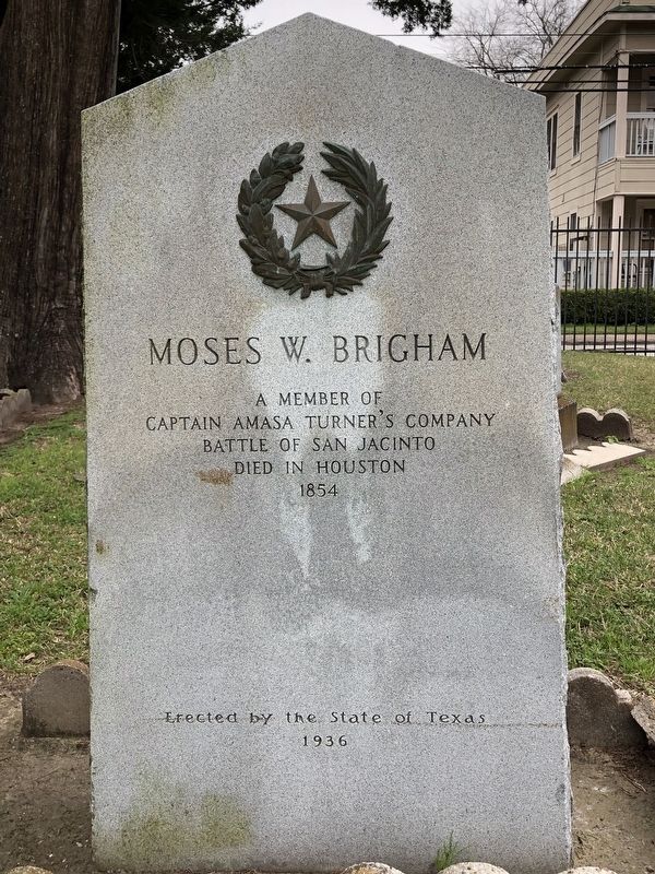 Moses W. Brigham Marker image. Click for full size.