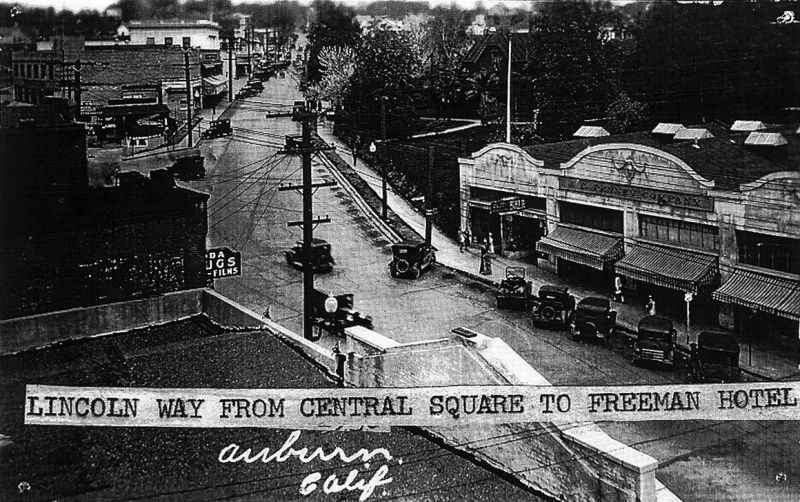 Lincoln Highway through Auburn, California image. Click for full size.