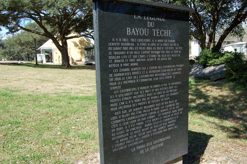 Legend of Bayou Teche/La Legendè Du Bayou Teche Marker image. Click for full size.