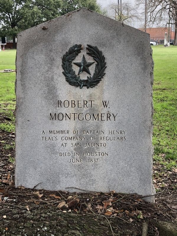 Robert W. Montgomery Marker image. Click for full size.