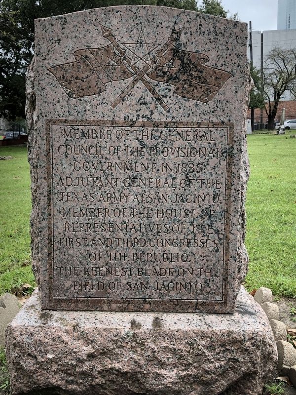 John Austin Wharton Marker Rear. Click for full size. John Austin Wharton Marker Rear image. Click for full size.