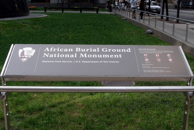 Nation Park Service marker. Click for full size. Nation Park Service marker image. Click for full size.