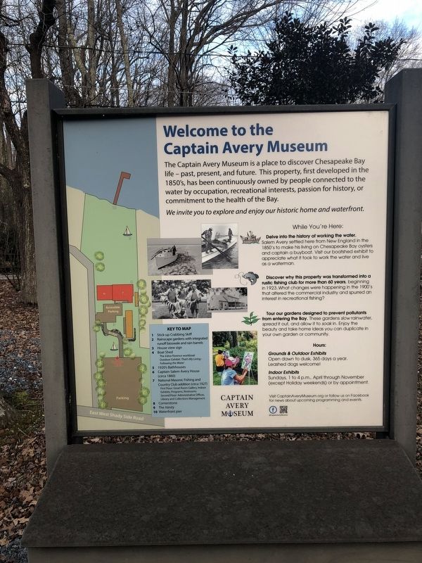 Welcome to the Captain Avery Museum Marker. Click for full size. Welcome to the Captain Avery Museum Marker image. Click for full size.