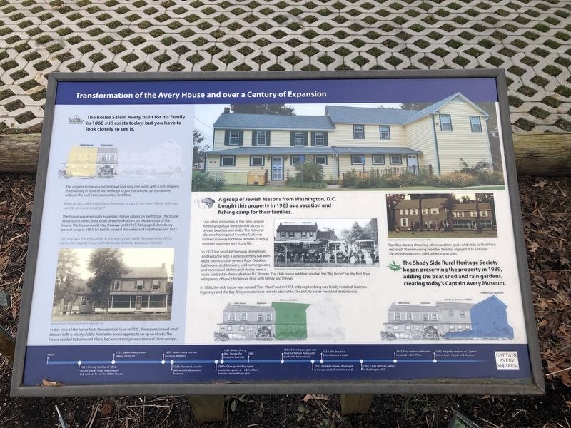 Transformation of the Avery House and over a Century of Expansion Marker image. Click for full size.