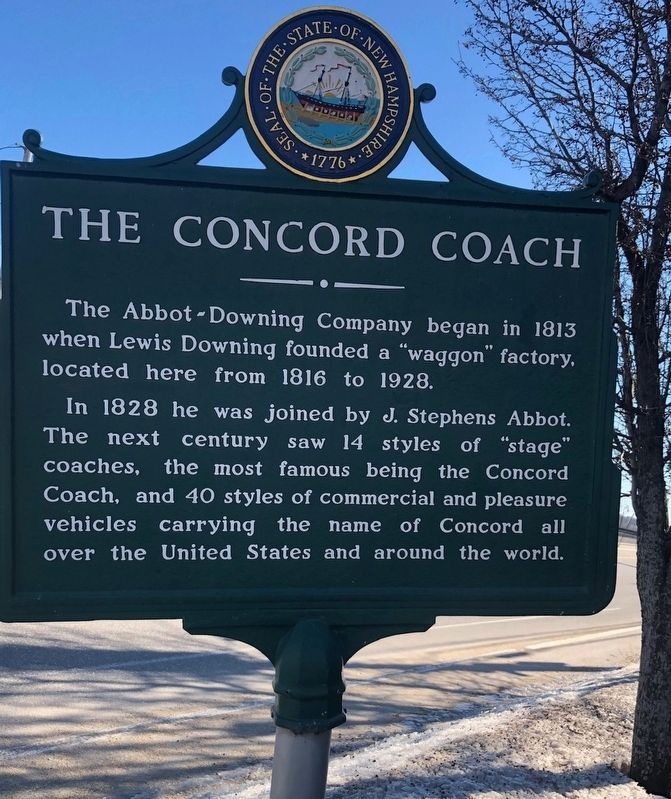 The Concord Coach Marker. Click for full size. The Concord Coach Marker image. Click for full size.