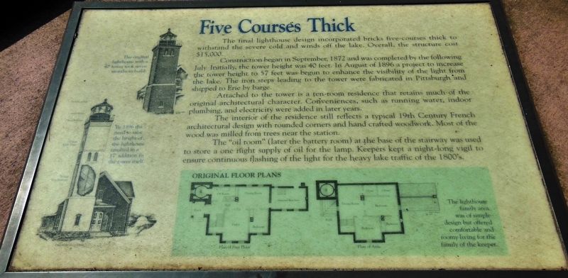 Five Courses Thick Marker. Click for full size. Five Courses Thick Marker image. Click for full size.
