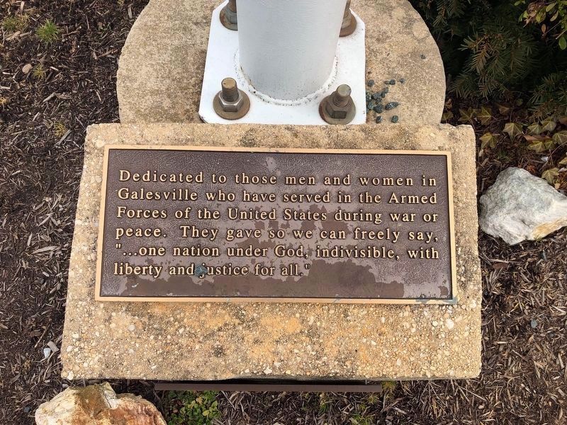 Veterans Memorial [Top plaque] image. Click for full size.