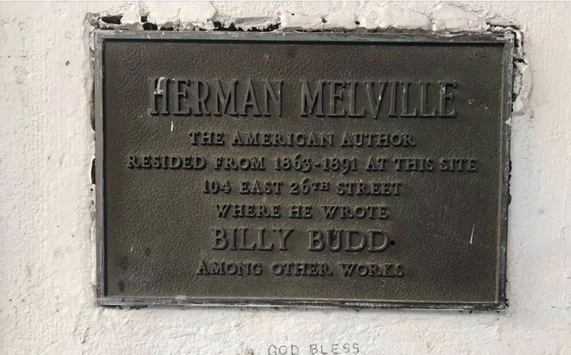 Herman Melville Marker image. Click for full size.