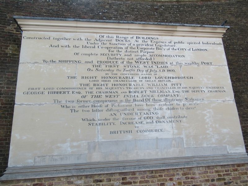 West India Docks Marker. Click for full size. West India Docks Marker image. Click for full size.