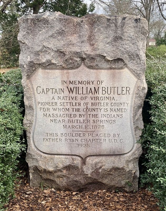 In Memory of Captain William Butler Marker image. Click for full size.