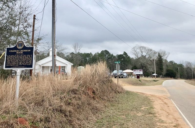 The view south towards the Mt. Olive Missionary Baptist Church.. Click for full size. The view south towards the Mt. Olive Missionary Baptist Church. image. Click for full size.