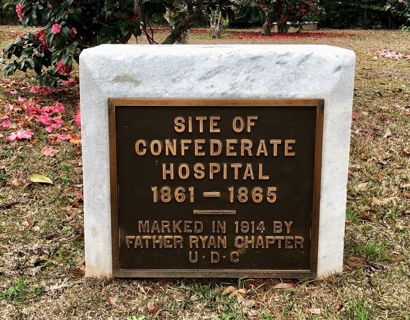 Site of Confederate Hospital Marker image. Click for full size.