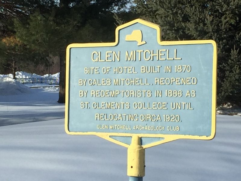 Glen Mitchell Marker image. Click for full size.